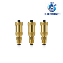 Knurled cover air vent valve