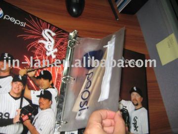 paper file folder with pvc bag