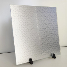 Acid Etched Glass Designs for Unbreakable Mirror Wall Panels in Building and Decorative Glass Factories