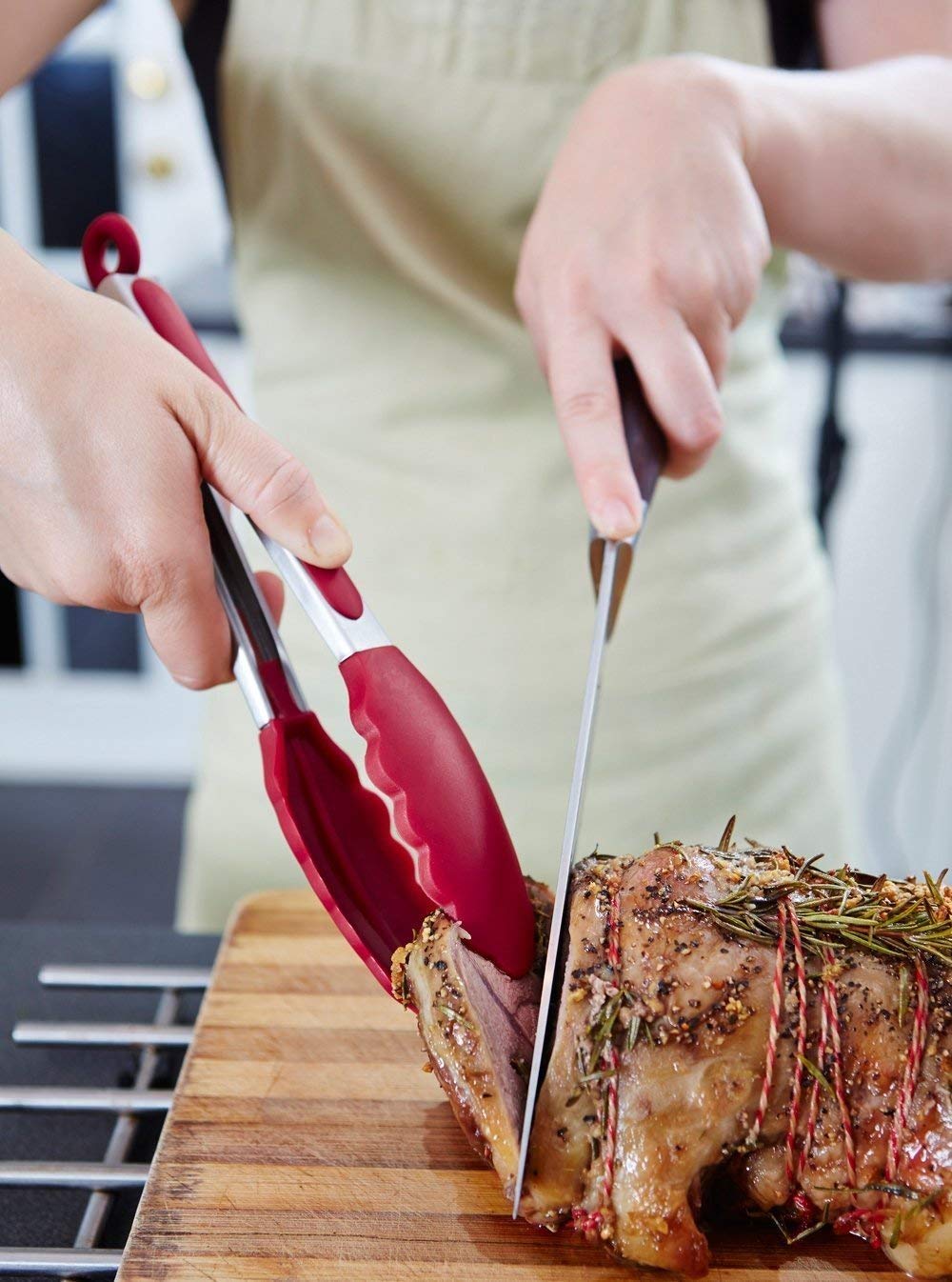 tongs in kitchen