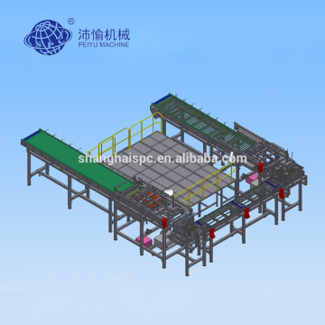 Automatic stainless steel loader-unloader machine