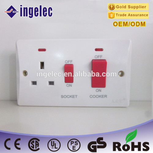 2016 hot sales of household electric 3 pin female socket