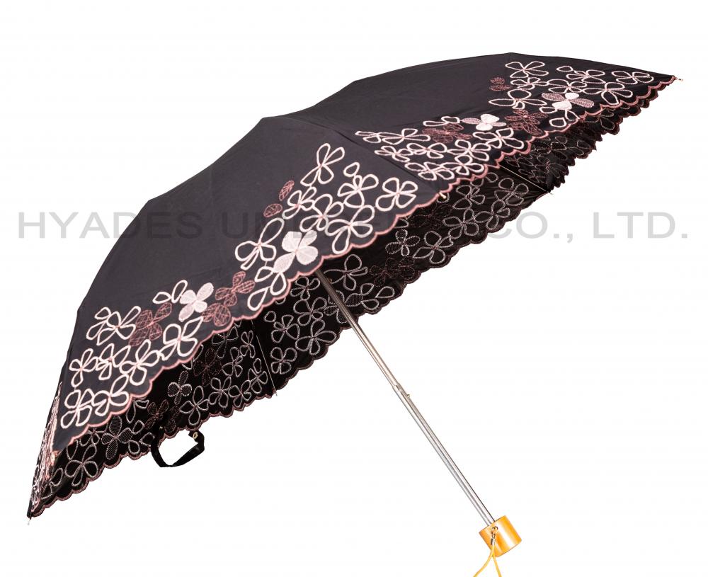 Embroidery Design 3 Folding Umbrella Japanese Style