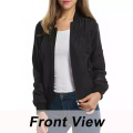 Manteau confortable des femmes noires