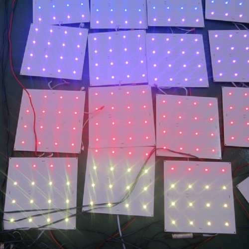 Mudança de cor DMX RGB LED painel de luz