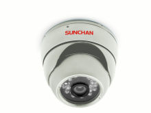 Hd Cctv Surveillance Dome Cameras 600tvl With 20pcs Ir Led