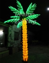 Outdoor LED Electric Lighted Christmas Palm Tree Decoration