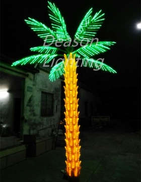 Outdoor LED Electric Lighted Christmas Palm Tree Decoration