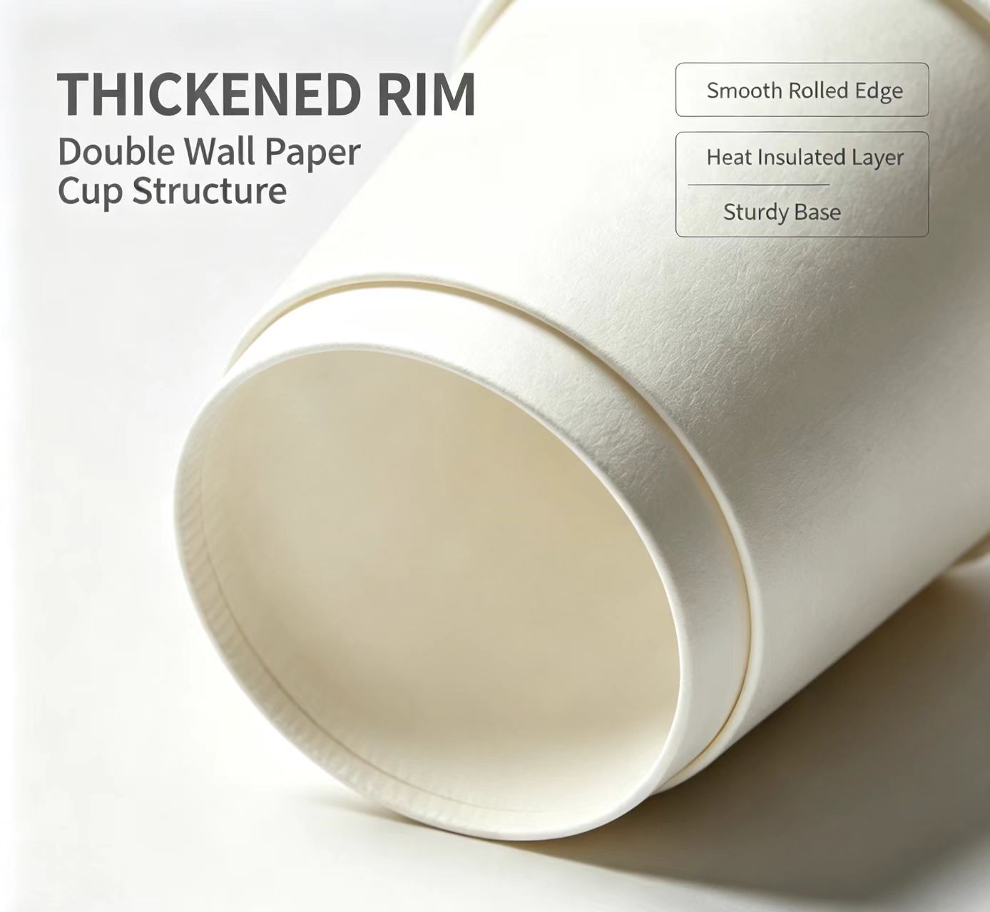 ถ้วยผนังคู่พิมพ์ลายแบบกำหนดเอง Custom Printed Double Wall Cup