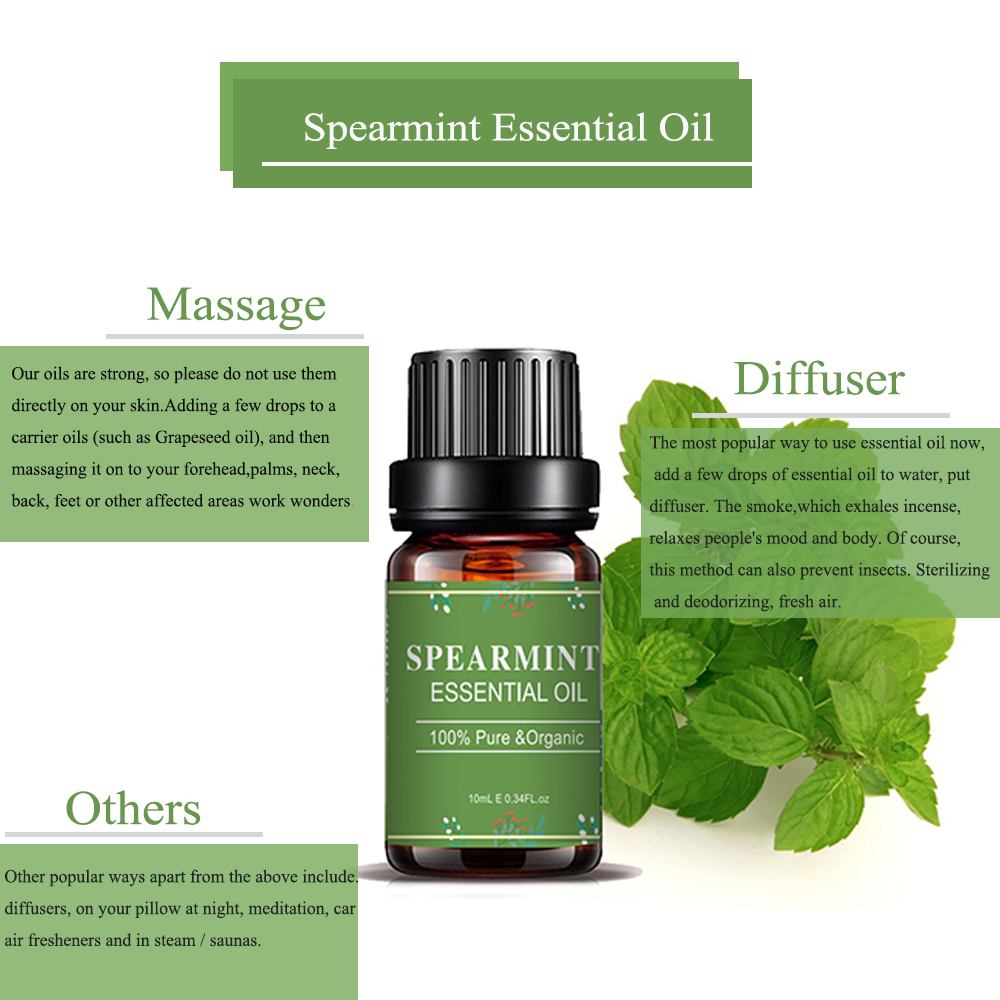 OEM Spearmint Organic Essential Aroma Diffuser al por mayor