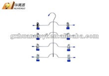 metal hanger in chrome / 4 tier pants hanger / chrome pants hanger