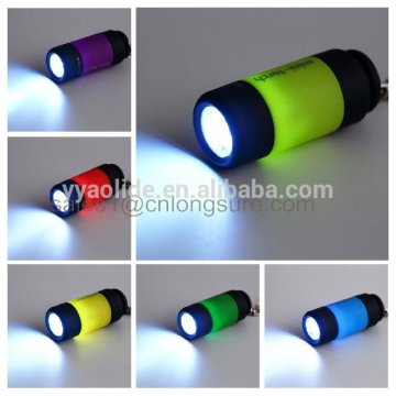 Mini-torch USB Rechargeable LED key ring Light USB Flashlight Keychain