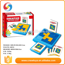 Promotional toy plastic creative pattern game education toy Puzzle Toy