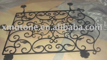 Aluminum/iron fence composite panel