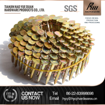 Galvanized roofing coil nails coil siding nails for sale in tianjin