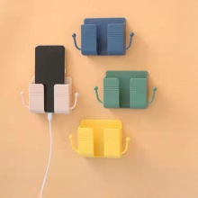 Wall-Mounted Plastic Phone Charging Organizer Rack