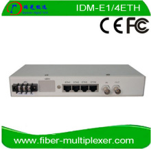Transparent transmission of Ethernet data through E1 lines E1 to Ethernet converter