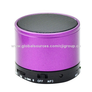 Bluetooth Speakers Supports MP3/WMA/WAV File Formats, Supports TF Card