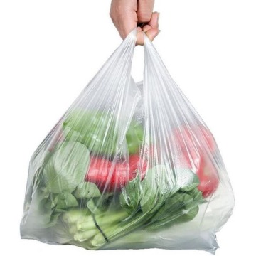 Poly sacs biodégradables en plastique imprimés par HDPE de transporteur de petit pain pour le supermarché d&#39;achats