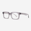 Rectangular and angular Acetate Men's Optical Frames