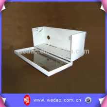 Wooden and acrylic showcase for display cabinet