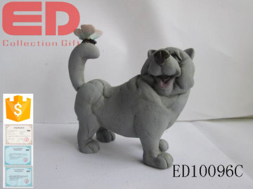 Unique home decoration mini dog figurines