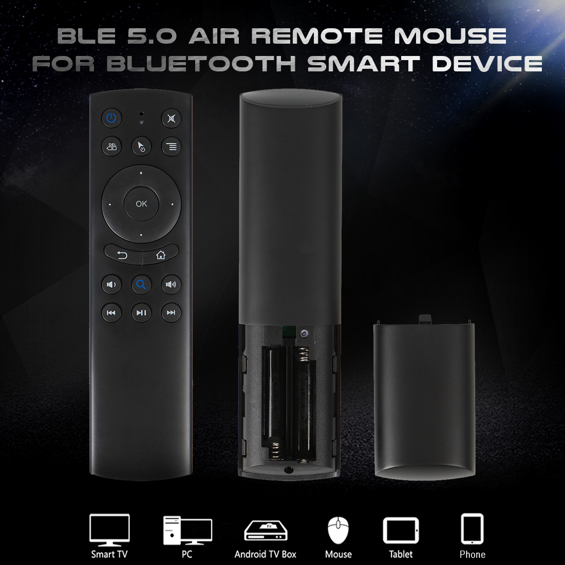 BT Black Remote Control Universal 2.4g Wireless Ac Remote Control Ir Remote Control