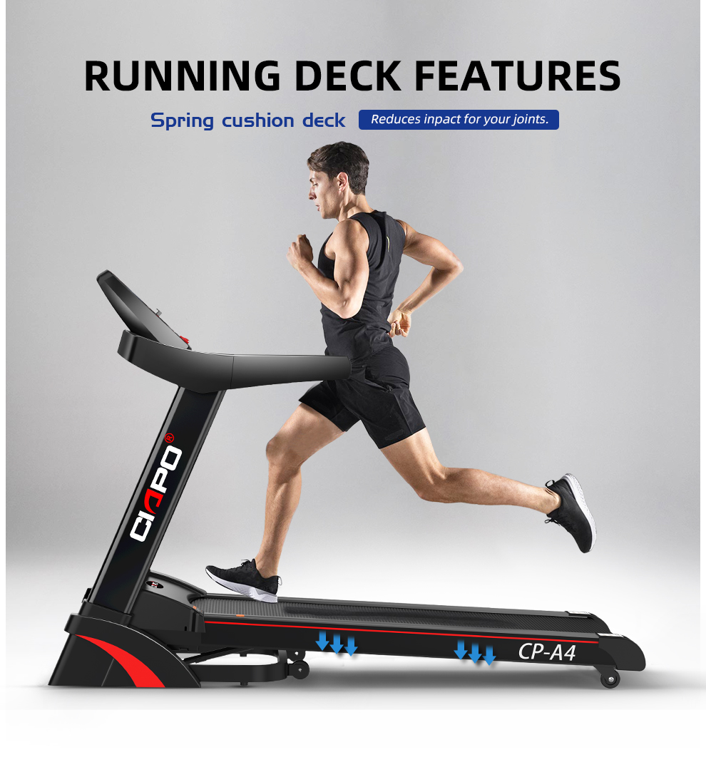 Best seller fitness machine 3HP DC motor foldable electric treadmill