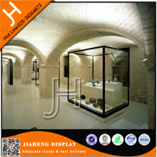 Glass museum counter display cases