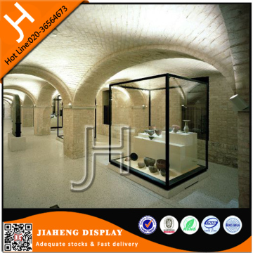 Glass museum counter display cases