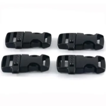 Adjustable 20mm Emergency Paracord Plastic Side Release Whistle Buckle