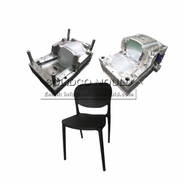 Molde de silla de diseño de plástico de plástico personalizado de fábrica