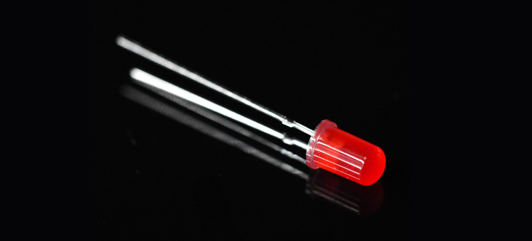 5mm Red LED with Red Lens