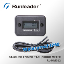 Tach RPM 15300 Hour Meter, Tachometer for Gas Engine (RL-HM012)