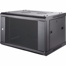 19 Inch 6U Waterproof Outdoor Wall-Mounted IT Cabinet - Robust Storage Solution for External Applications