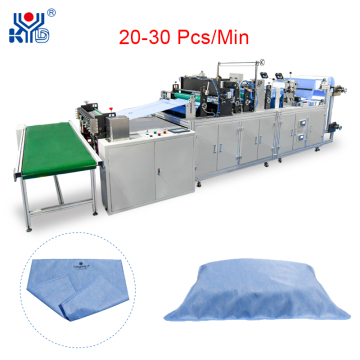 Automatic Hospital Grade Pillow Covers Machine Disposable Medical Pillow Cases Making Machine