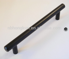 12mm matt black T bar pull handles (FTD445)