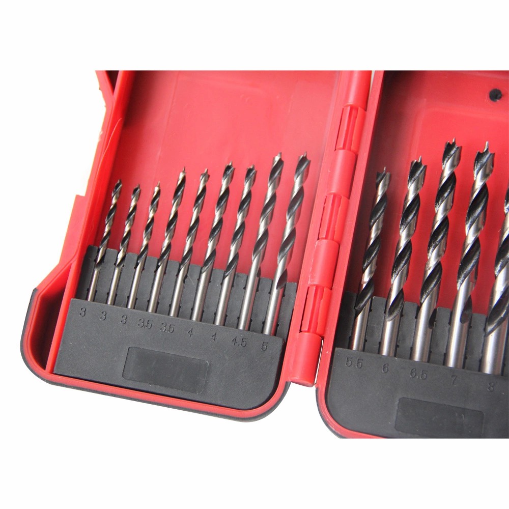 15pcs brad drill bits for wood