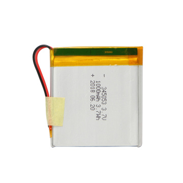 Niedriger Preis 345054 3,7 V 1000 mAh Li-Polymer-Batterie