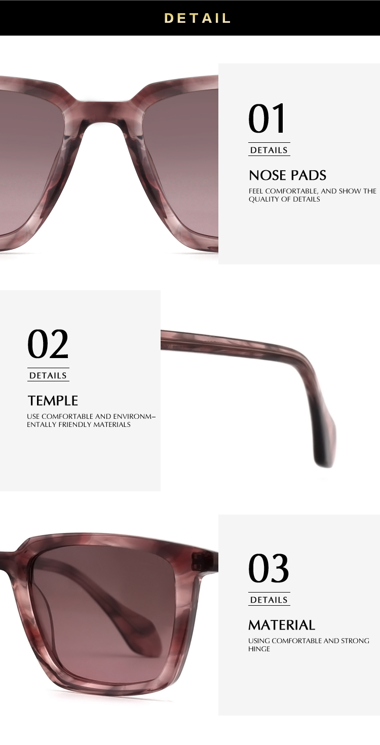 square acetate sunglasses