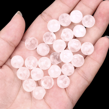 Clear Crystal 10MM Button Round Beads Drilled 2.0mm Edge-hole 10PCS/LOT
