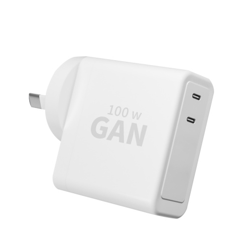 100W GaN Wall Charger with Dual Type-c Interfaces