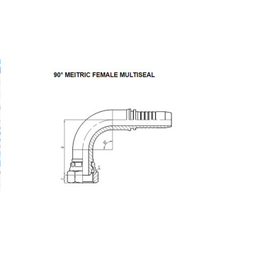 Multijoint femelle 90° métrique 20191