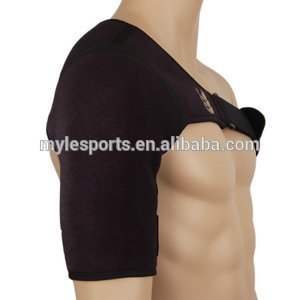 neoprene waterproof promotional logo customized neoprene double shoulder support
