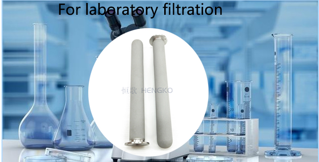 HENGKO sintered micro porous SS 316L stainless steel filter cylinders tube  high-precision filter tube for pharmaceutical