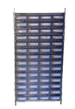 Wire Shelving with Shelf Bins Wsr19-5209