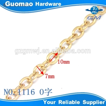 Durable polishing Gold small cable bag chain bag chain