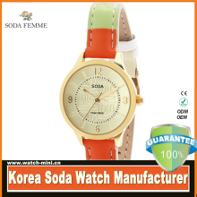 Customized logo MVMT leather quartz watch, MVMT watch,mvmt japanese quartz watch