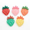 Wholesale Mini Strawberry Shaped Fruits Beads Slime For Kids DIY Toy Decor Girls Hair Accessories Charms