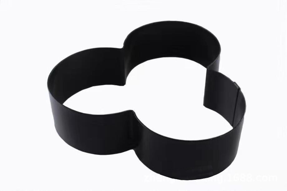 Black Mousse Ring Carbon Steel Cake Mold (2)